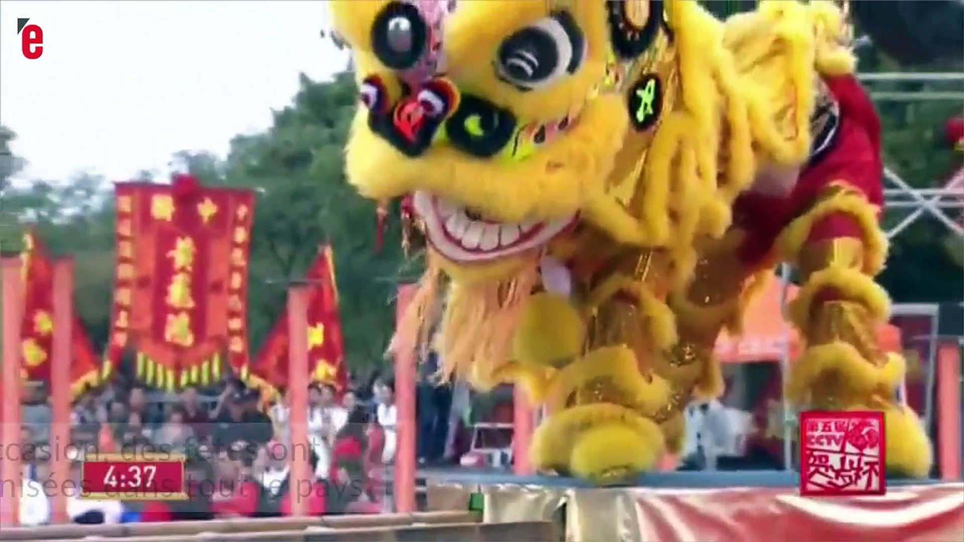 Chine: une danse des lions hypnotisante pour fêter le Nouvel An - Vidéo  Dailymotion