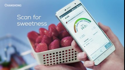 SCiO Inside! The worlds first smartphone with an embedded SCiO molecular sensor - the Changhong H2