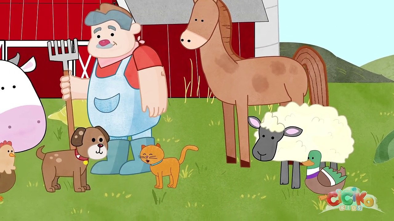 Ali Babanın Çiftliği (Gerçek Hayvan Sesleri) Bebek Şarkıları 2016