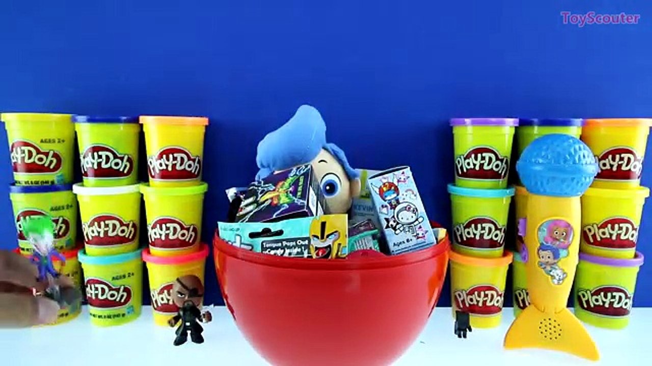 GIANT GIL Surprise Egg Play Doh - Nick Jr Bubble Guppies Toys Paw Patrol Transformers