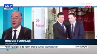 Benoît Hamon – Manuel Valls : Un député balance sur leur poignée de main glaciale