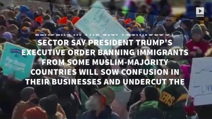 Tech executives react to Trump's immigration ban