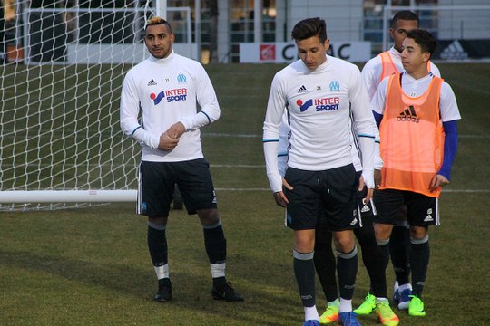 Le premier entraînement de Payet depuis son retrour à l'OM