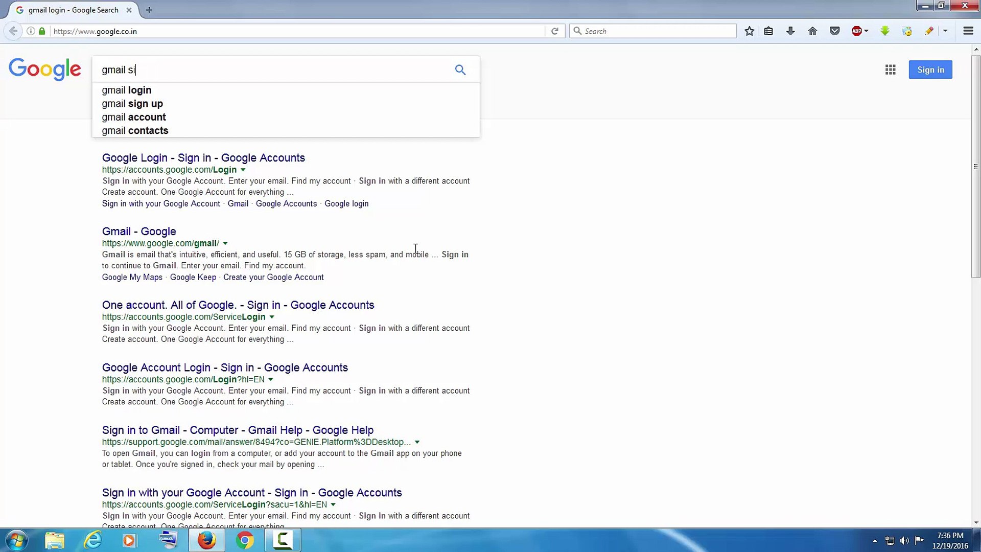 how to create Gmail Account