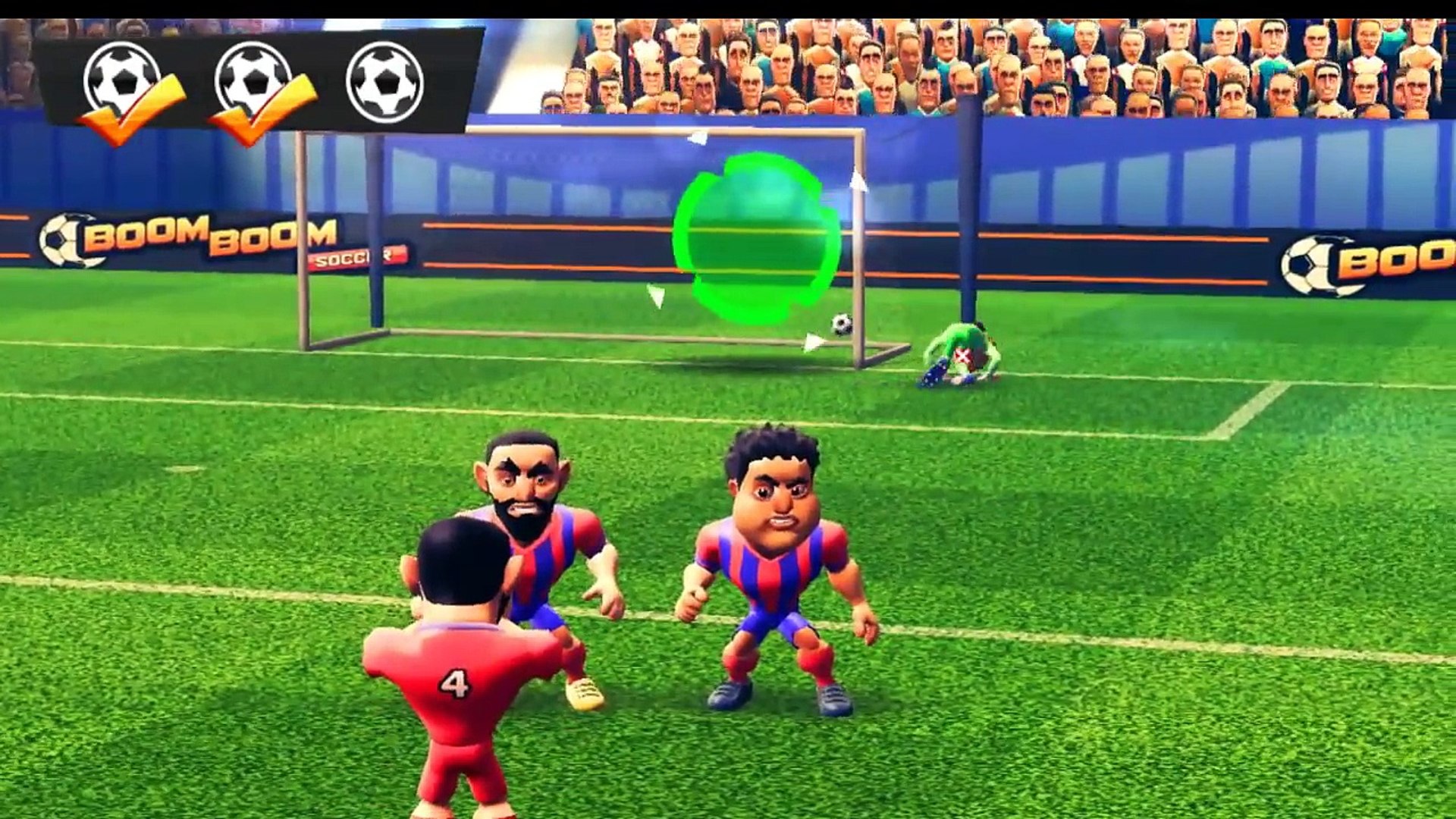 ⁣Boom Boom Soccer Gameplay iOS / Android