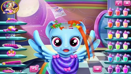 Rainbow Dash Real Haircuts - Baby Games For Kids