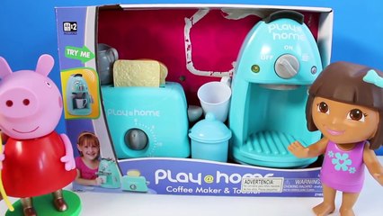 Peppa Pig Cooking Set Desayuno Con Peppa Cocina de Juguetes Peppa Pig Dora The Explorer