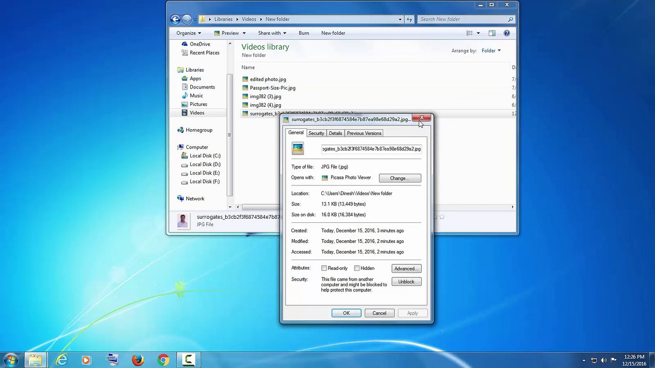 How to crop resize or change image extension using MS Paint
