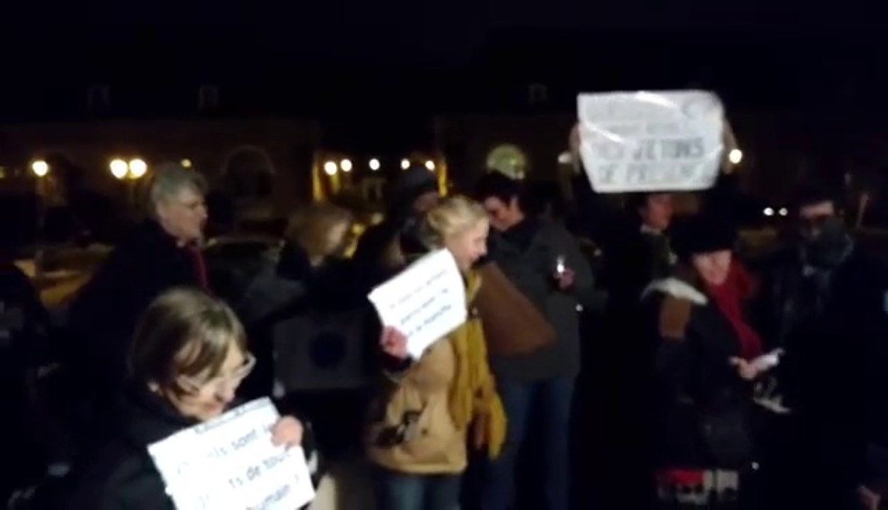 Tournai : manifestation contre l'arrêté mendiants