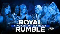 WWE Royal Rumble 2017 KickOff - Alexa Bliss, Mickie James & Natalya Vs. Becky Lynch, Naomi & Nikki Bella