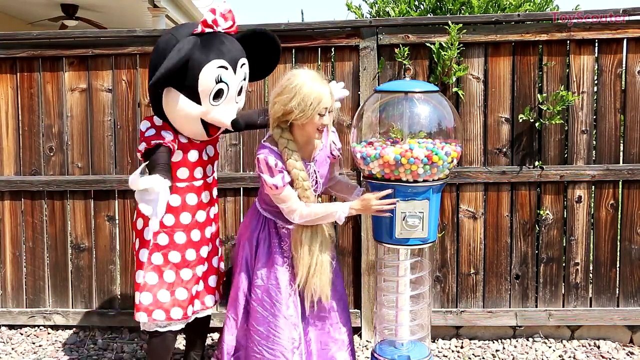 Venom DROWNS Princess Rapunzel in the POOL! w/ PAW Patrol Zuma Spiderman & Minnie in Real Life!