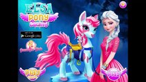 ᴴᴰ ♥♥♥ Disney Frozen Games - Princess Elsa Pony Caring - Baby videos games for kids