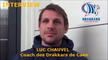 Hockey sur glace D1 - 2017-01-28 Interview Luc Chauvel Coach des Drakkars de Caen