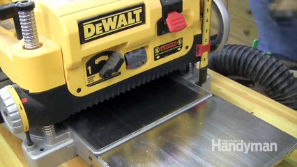 Flattening Rough Sawn Lumber