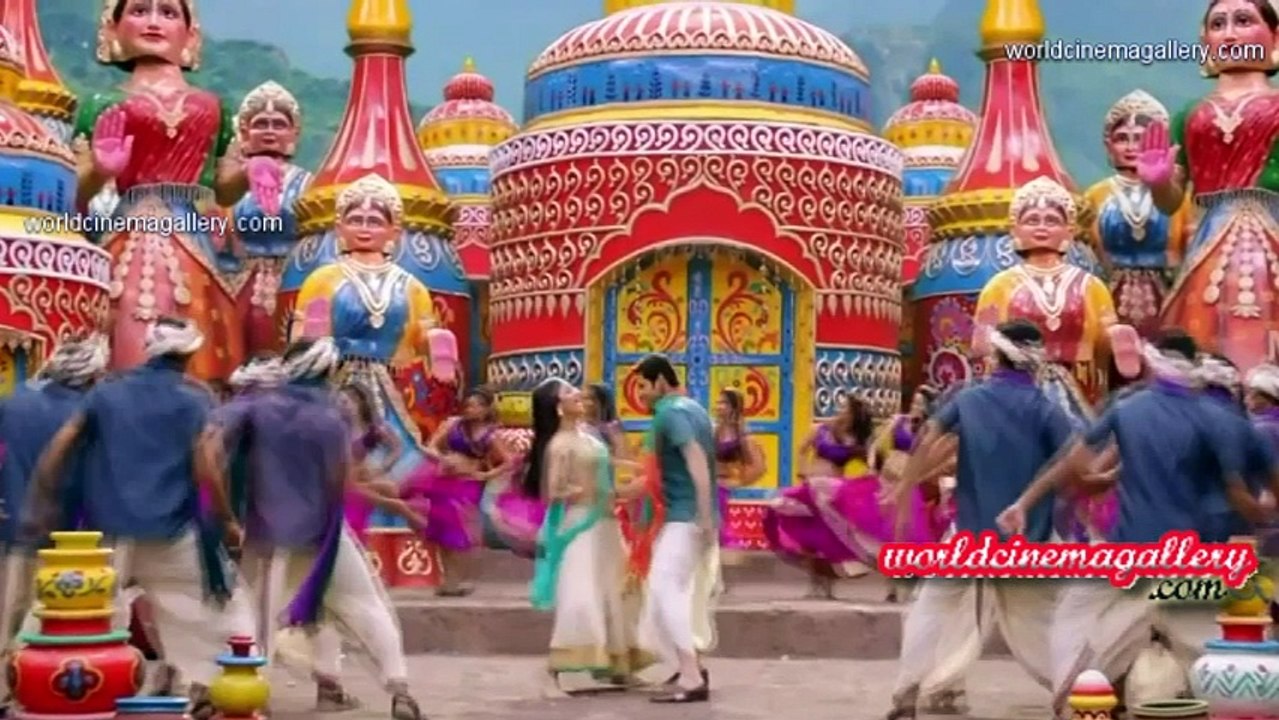 Shruti Haasan hot navel show slow motion from Srimanthudu_blue1