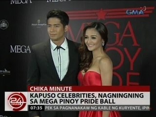 24 Oras: Kapuso celebrities, nagningning sa Mega Pinoy Pride Ball