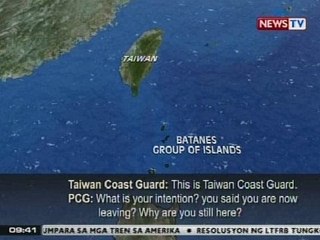 NTG: PCG at Taiwan Coast Guard, nagkasagutan
