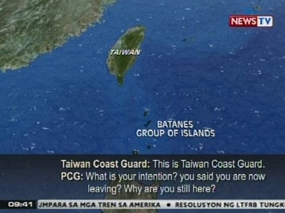 NTG: PCG at Taiwan Coast Guard, nagkasagutan