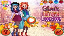 Disney Frozen Princess Elsas Autumn Lookbook Dress up Games