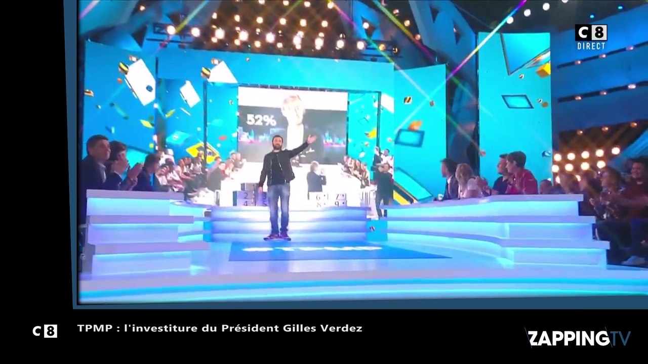 Cyril Hanouna - TPMP : l'investiture du Président Gilles Verdez (vidéo)