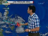 24Oras: PAGASA: LPA, magpapaulan ngayong weekend sa Bicol Region, Eastern Visayas at Mindanao