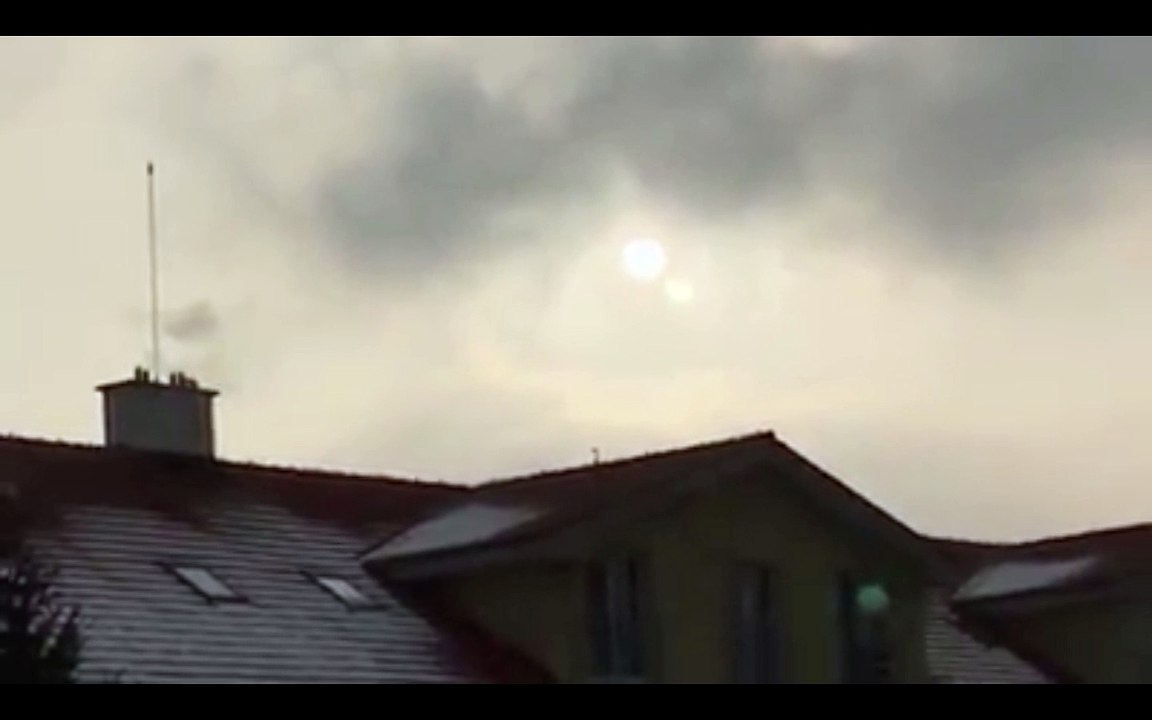 Amazing wonderful footage NIBIRU TWO SUNS Bratislava Jan 23 2017 1