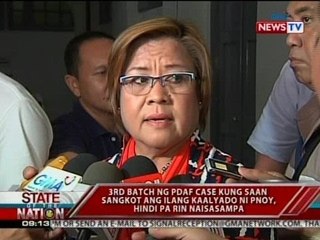SONA: 3rd batch ng PDAF case, hindi pa rin naisasampa