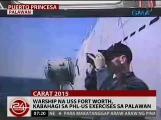 24 Oras: Warship na USS Fort Worth, kabahagi sa Phl-US Exercises sa Palawan