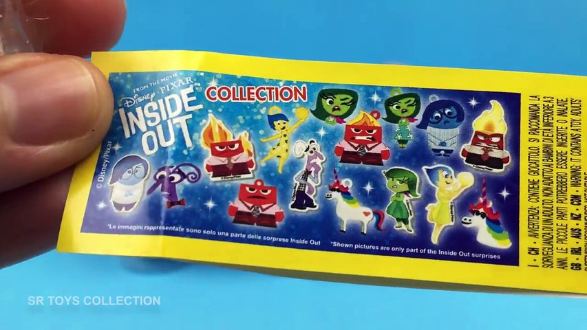 Inside Out Chocolate Surprise Eggs Sadness Fear Disgust Anger Joy Surprise Eggs With Toys Inside Video Dailymotion