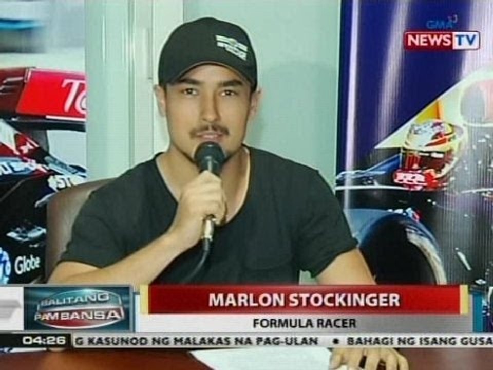 BP: Fil-Swiss formula racer na si Marlon Stockinger, balik-bansa na