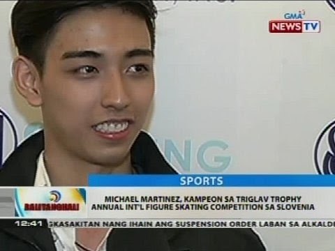 Michael Martinez, kampeon sa Triglav Trophy Annual Int'l Figure Skating Competition sa Slovenia