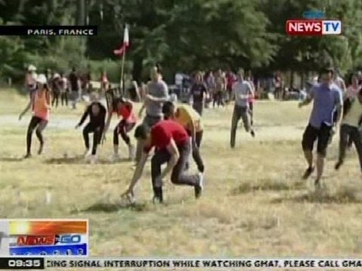 NTG: Mga Pinoy sa France, naglaro ng traditional Pinoy games