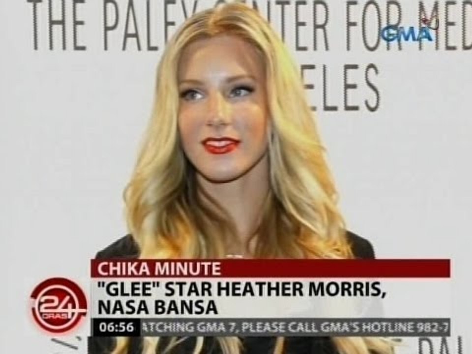 24Oras: Heather Morris, pinuri si Charice na dating nag-guest sa "Glee"
