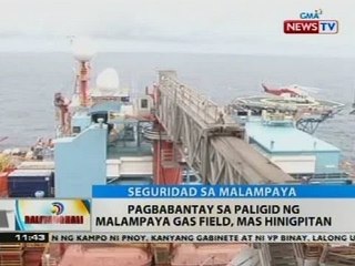 Pagbabantay sa paligid ng Malampaya Gas Field, mas hinigpitan