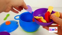 Colors For Children To Learn With Playing Kitchen And Cooking Vegetables New Sprouts