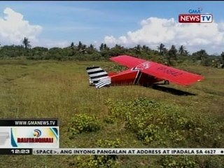 BT: 2-seater plane, bumagsak ilang segundo matapos mag-take off
