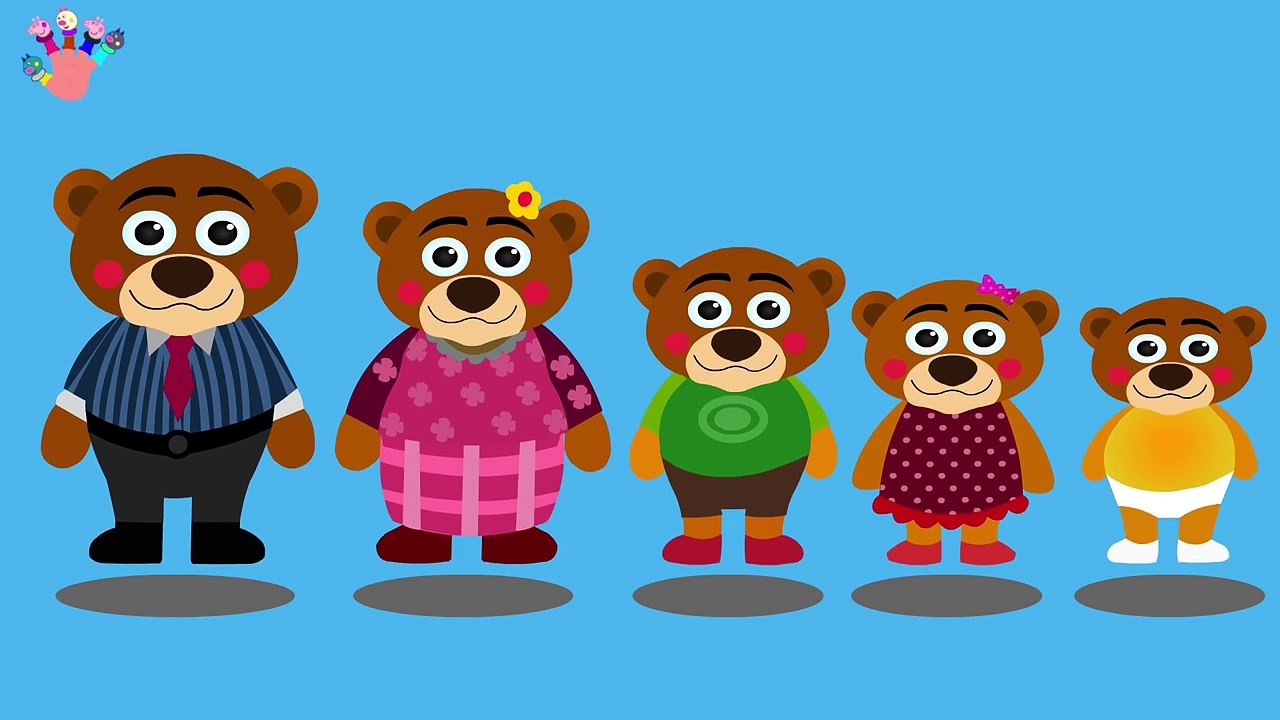 Bear Finger Family Songs 2D