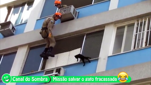 Foi fazer resgate nas alturas e olha no que deu