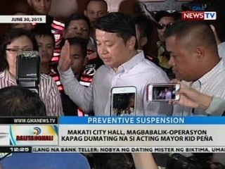 Makati City Hall, magbabalik-operasyon kapag dumating na si acting Mayor Kid Peña