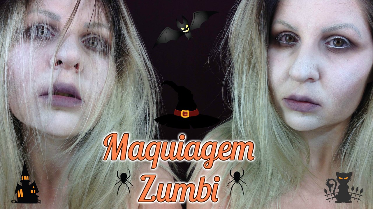 ZUMBI - HALLOWEEN - DIA DAS BRUXAS - FAMÍLIA DIY - MAQUIAGEM ARTISTICA