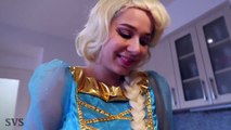 Spiderman vs Frozen Elsa,Elsa Kisses - Spiderman in Real Life - Fun SuperHero Movie!