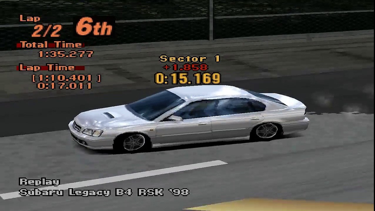 Fiz Um Drift No Gran Turismo 2... Eu acho será?