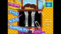 Dora the Explorer Game Movie - Dora The Leg Surgery - Dora Foot Doctor Game Episode
