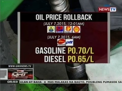 QRT: Oil price rollback, ipatutupad