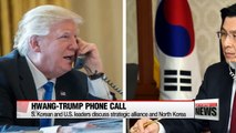 Trump says U.S. will always be 100% behind South Korea