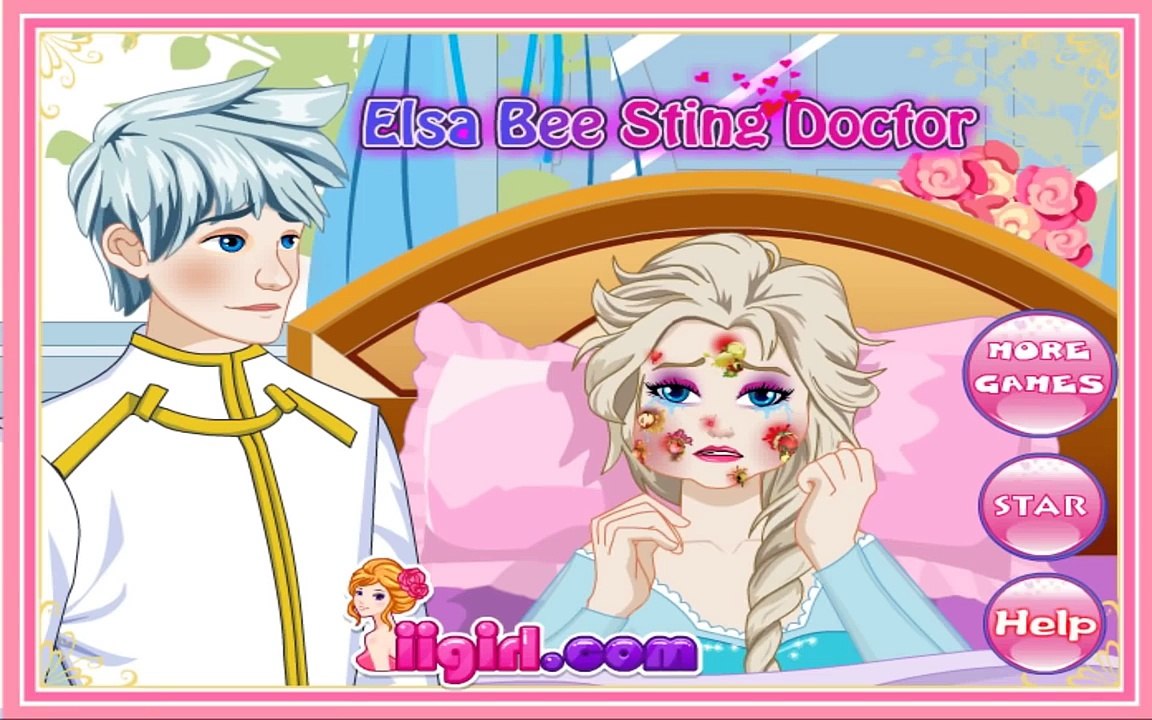 Elsa Bee Sting Doctor - Disney Princess Elsa - Doctor Game For Kids