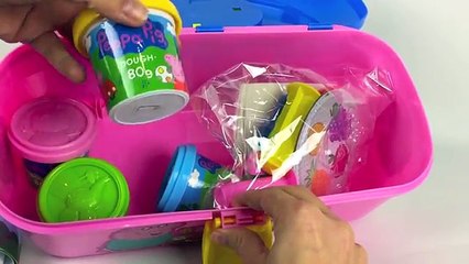 Корзина для пикника peppa в тесто Игровой набор свинка Пеппа играть doh свинка Пеппа Пикник Цеста де Пикник