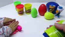 HOW TO COVER A PLAY-DOH SURPRISE EGG with Small Child Featuring Octonauts