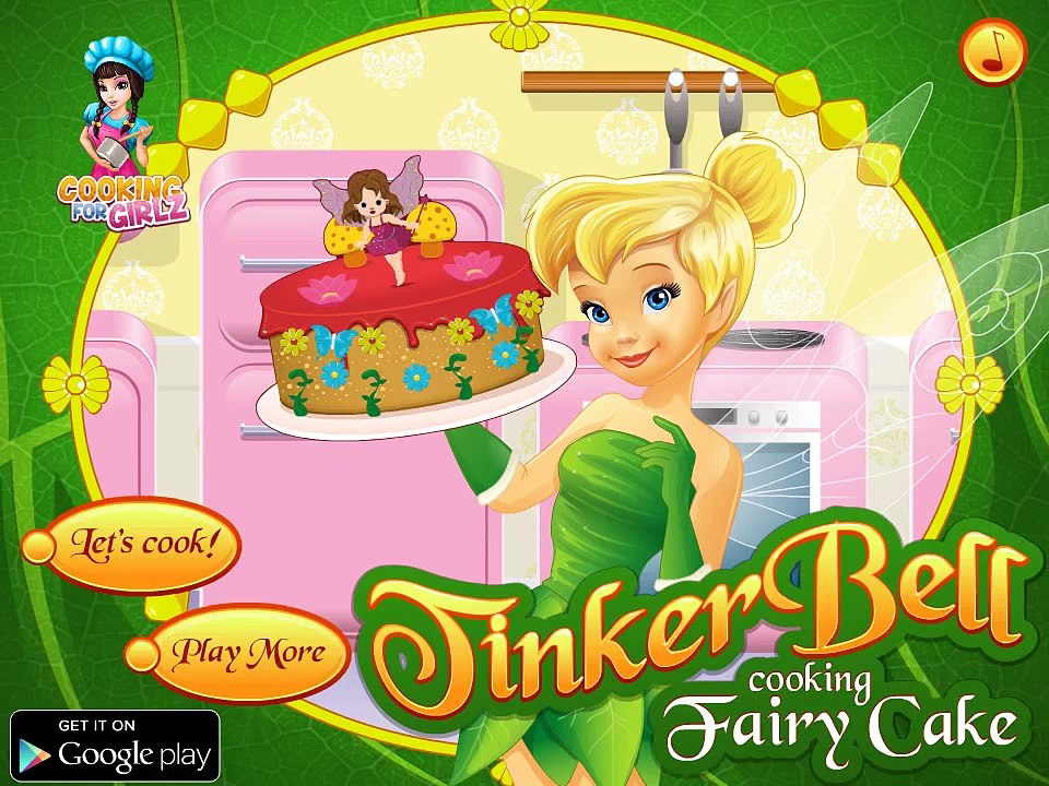 Динь Динь готовит торт! Игра для девочек про фею! Детская игра! Детские мультики! Kids video!