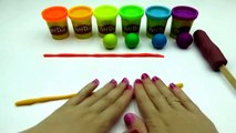 PLAY DOH Rainbow Swirl Popsicle DIY | LEARN COLORS Play Dough Rainbow Activity! Ice Cream Rainbow